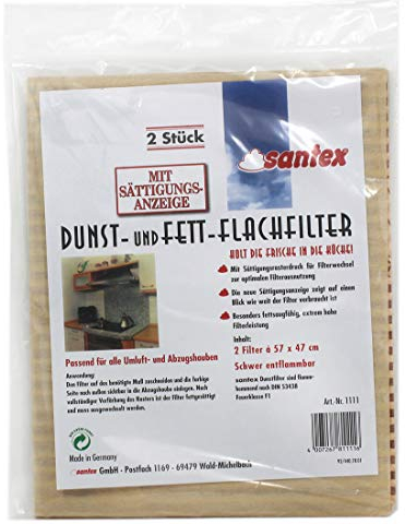 Unimet Dunstflachfilter 2Er - Pack 57 X 47 1111