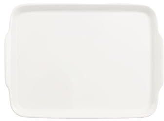 Villeroy & Boch Royal Serviertablett, Premium Bone Porzellan, Weiß