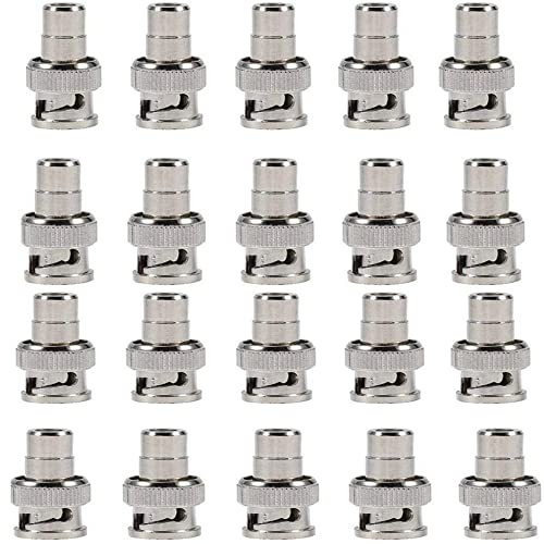 BW? 20 pieces BNC Male to RCA Female Adaptor for Security CCTV Camera System