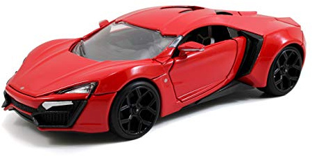 Defektes Modell Lykan Hypersport Coupe Rot The Fast and The Furious 7 1835 1/24 Jada Modell Auto