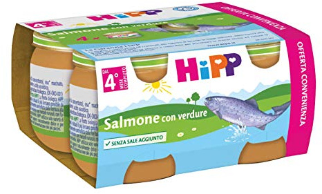 Hipp Salmone Mit Gemüse Ohne Gluten 4x80g