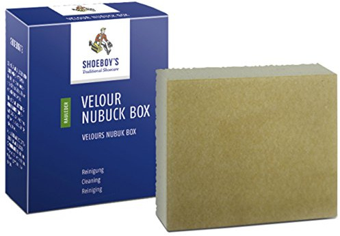Shoeboy's Velour Nubuck Box - Reinigungsgummi für unterschiedliche Rauleder, 1er Pack (1 x 1 Stück)