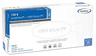 MaiMed® nitril blue PF Einmalhandschuhe 100 Stck.