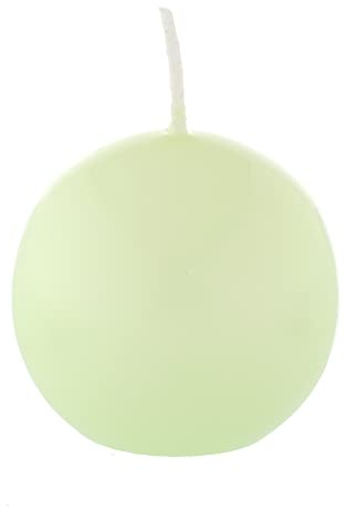 Bougie boule Kiwi 8 cm, 6 Bougies, Bougie Ronde