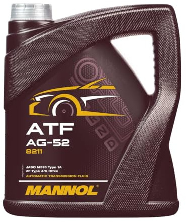 MANNOL MN8211-4 Huile pour boîte automatique 4L jaune | Boîte de vitesses pour transmissions automatiques modernes - MN8211, formule professionnelle pour tous les moteurs