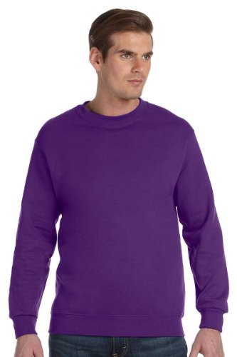 GILDAN Men's Heavyweight Waistband Sweatshirt - Purple - XXL