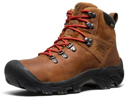 KEEN Men's Pyrenees Mid Height Waterproof Hiking Boot, Syrup/Syrup, 9 UK