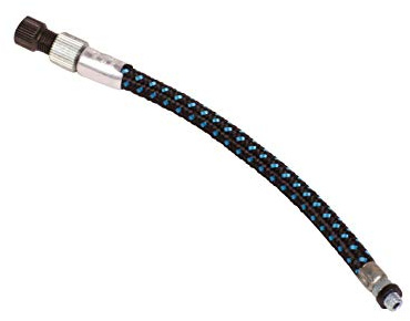 ZEFAL Schrader with Presta Bicycle Adaptor Flexible Fitting Hand Pump Cycling Unisex Adult, Black, 15 cm