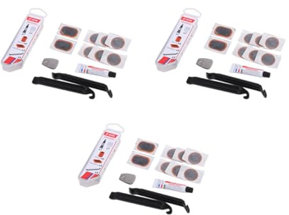 ZEFAL Pack Kit de Réparation Pneu Velo - Pack de 3 Kits de Réparation Universal+ pour VTT et Vélos de Route - Réparez Votre Chambre à Air en Toute Sécurité et Simplicité