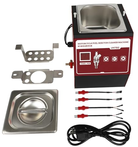 Outil de Nettoyage de Carburant UNT50 Nettoyant pour injecteur de Carburant de Moto Nettoyants pour systèmes d'injection de Carburant compatibles pour Honda, Yamaha, Suzuki, Kawasaki 110 V/220 V