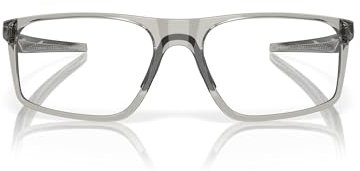 Oakley Ox8183 Fledermaus-Flip-Brillenrahmen für Herren, rechteckig, verschreibungspflichtig, Graue Schatten-/Demo-Gläser, 58 mm