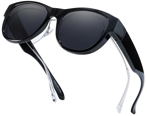Myiaur Polarisiert Überzieh Sonnenbrille für Damen, TR90 Trendiger Rahmen, UV400 Schutz Ideal für Autofahren & Outdoor