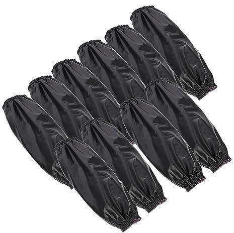 SEWOART Manguitos De Soldadura Resistentes Al Calor y Mangas Protectoras Para Brazos Certificadas, Transpirables y Elásticas, Para Soldadura y Trabajos a Alta Temperatura, 5 Pares, Uso Prolongado