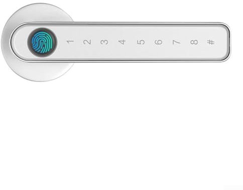 Cerradura inteligente de huellas dactilares, Manija de puerta de bloqueo inteligente interior, Manija de bloqueo de contraseña de teclado electrónico, Identificación biométrica Cerradura de puerta de
