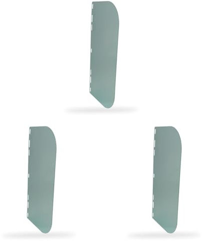 UNIVERSEL - Ecran De Protection De Rechange En Polycarbonate - Pour Visière De Protection 9102128 Et 9102082 - Standard Professionnel - Débroussailleuse & Bricolage (Lot de 3)