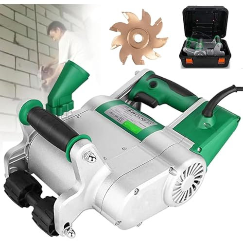 Rozadora De Ranura Para La Pared Eléctrica Profesional Máquina Cortadora De Concreta De Acero Alta Potencia 1100w, Se Puede Colgar En La Pared, Máquina De Corte De Hormigón Para Azulejos,25mm