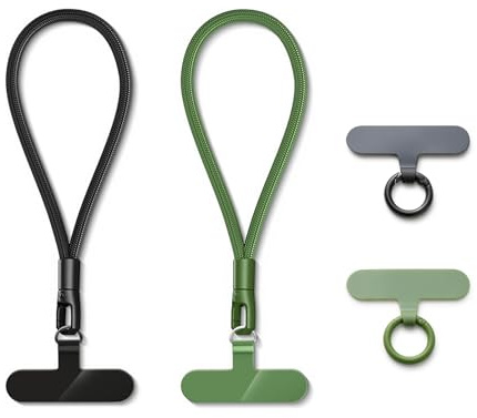 MORSUNBELA Handykette Kurz Universal Handschlaufe Handy 2 Stück | 2 Stück Handyband Kurz für Kopfhörer Handyhülle USB-Stick Kamera Handgelenk