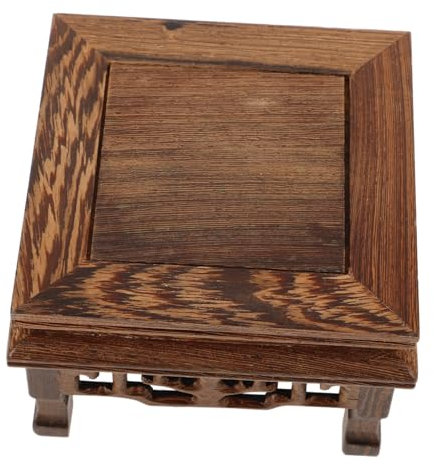 Sosoport Supporto in Legno per Piante Sgabello Rustico per Vasi Bonsai Espositore per Fioriere da Interno Piedistallo Leggero e Stabile per Piante da Fiore Adatto Casa Giardino e Ufficio