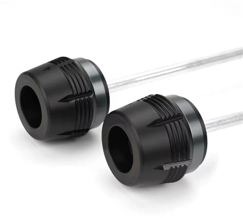 Sturzpads Für Vorder- Und Hinterradgabel, Sturzpads Für F900GS Adventure F 900 F900 GS 900GS ADV (2024–2025) Sturzschutz Sturzpads(Titan,Vorne+hinten)