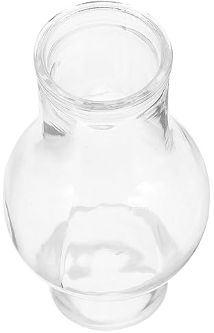 HOLIDYOYO Cheminée Pour Lampe À Pétrole En Verre Transparent Abat-Jour De Rechange Résistant À La Chaleur Et Au Vent Pour Lampe À Huile Vintage Éclairage Intérieur 9.00 X 5.00 X 3.00 cm