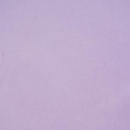 DFL Cotton Velvet Fabric | Non Stretch Medium Weight for Dressmaking Costume Sewing Crafts | Sold per 0.5 Metre(Lilac)