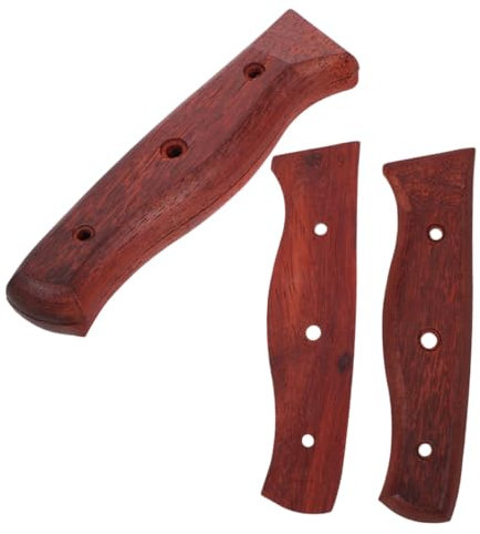 LIFKOME Impugnature in Legno Per Coltello Da Cucina Sostituzione Del Manico Del Taglierino Accessorio Cucina E Ferramenta Industriale