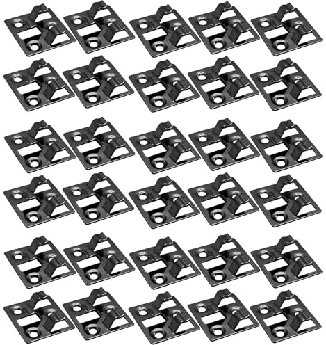 WPC Terrassendielen-Befestigungsclips,100 Stück,Schwarz,Edelstahl Terrassenclips Terrassenbefestigung Stahl Clips,Spalt 3mm Höhe 8mm, Versteckte Montage