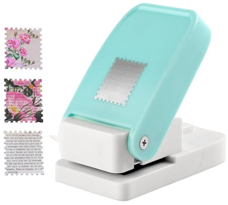 Stämpel Stans | Exakt Rektangel Hantverksmaterial - Frimärksformad Pappersstans,För Scrapbooking Album Foto Hemkontor Klassrum Barn Och Vuxna