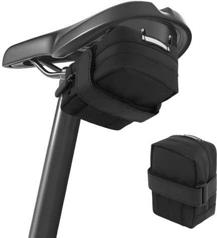DUTIFUL Satteltaschen für Fahrrad Tragbare Fahrradtasche Sattel Wasserdicht Satteltasche Rennrad mit Netzsäcke und Reflektorstreifen Fahrrad Satteltasche für Rennräder Mountainbikes Citybikes