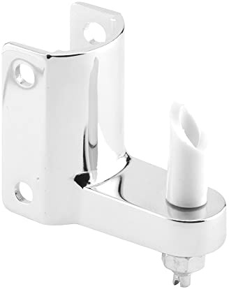 Sentry Supply 650-7283 Post Mounted Gravity Pivot Hinge, 1-1/4in, Zamak, Chrome, Two Pintles, Bottom (Single Pack)