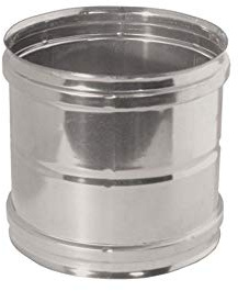 RACCORDO CALDAIA DI GIUNZIONE D 80 mm F-F TUBI ACCIAIO INOX GIUNTO CANNA FUMARIA