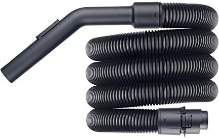 Staubsaugerschlauch für Miele Staubsauger S 8340 EcoLine Lotosweiß / S8340 Parquet XL EcoLine, alternativ zu original 7863554/7863553-2,2m schwarz von Microsafe