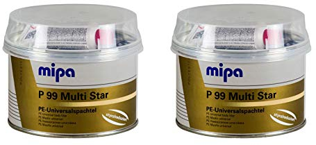 2x MIPA P99 Multi Star Universalspachtel Autospachtel Multispachtel Spachtel 1kg
