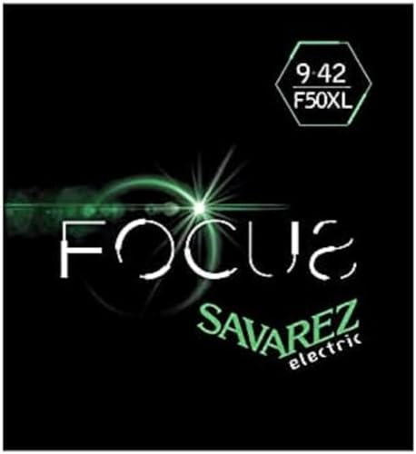 Savarez E-Gitarre-Saiten Focus Stainless Steel Satz Extra-Light .009-.042 F50XL