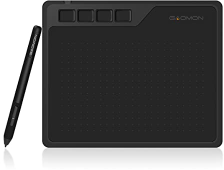 GAOMON S620 Pen Tablet con AP32 Battery Free Pen 8192 Livelli di pressione della penna per OSU! Online Class e Digital Drawing