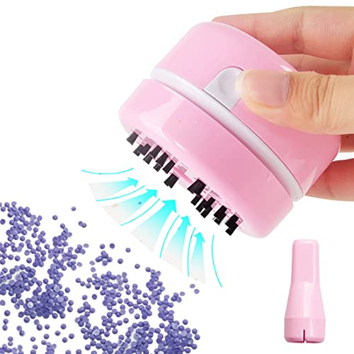 MDYNI Mini Desktop Portable Vacuum Cleaner Diamond Drill Quicker Picker for Storage Spilled Square/Round Diamonds