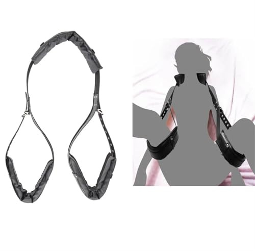 Hanging Door Sex Love Aid Swing with Seat Slave Open Legs BDSM Bondage Slings for Adult Couples Adjustable Straps Sex Toys Game(Open Leg aid)