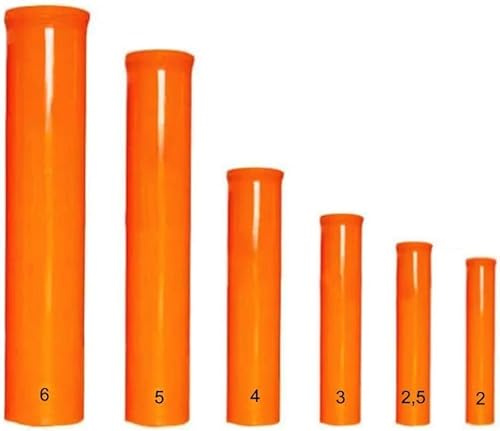 h2i Abschussrohr Mörser | Kaliber 4 | Robust & wiederverwendbar aus glasfaserverstärkten Kunststoff - GFK | Ideal für Pyrotechnik & Feuerwerke | d | Profiqualität