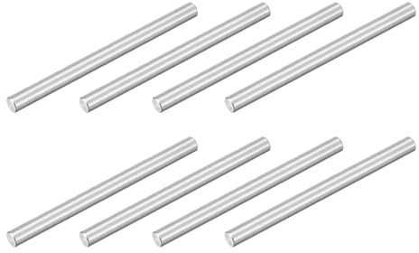 QUARKZMAN 8 Stück M5 x 70mm 304 Edelstahl Zylinderstift, Zylinderstifte für Türen Fenster Holzprodukte Doppelbetten Regale Schranktrennwände Schaftbefestigungen Industrie, Silber