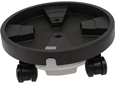 TOYANDONA Bandeja De Agua De Soporte De Rueda para Macetas Bandeja Móvil De Templada Color Gris para Macetas Domésticas para Plantas