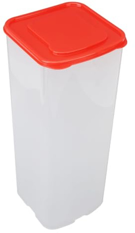 Contenitore di Pane, Scatola del Pane Panna Contenitore Comincio di Air Aria Talla Bota di Conservazione del in Plastica per per (rosso)