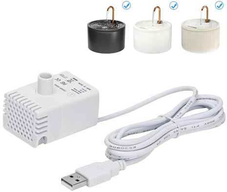 MISFANS Katzenbrunnen Wasserpumpe – Leise, langlebig & energiesparend, Kompatibel mit Keimi Trinkbrunnen, Einfach zu reinigen, Perfekt für alle Haustierhaushalte