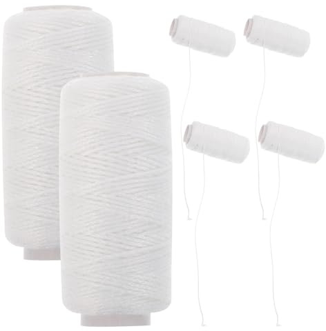 LOLIPPYY Augenbrauenfaden Und Fadenepilation 6 Stück Weißer Baumwollfaden Für Schnelle Und Effektive Gesichtshaarentfernung