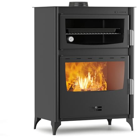 BALKAN ENERGY Poêle à bois avec four ATS 90-50 ΜΑSΙΝΑ 17.55kW