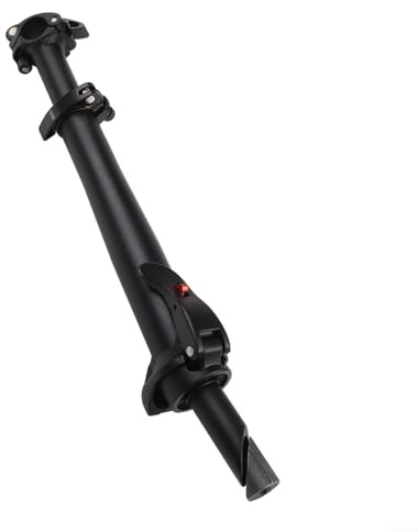 Evenoonest, Attacco per manubrio pieghevole in lega di alluminio, rialzo anteriore regolabile a sgancio rapido per manubrio di scooter elettrico e bicicletta (Nero A)
