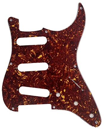 Kaish 8 Loch American Vintage Style Strat SSS Schlagbrett ST Gitarren-Pickguard Kratzplatte für Strat/Stratocaster Vintage-Schildkröte