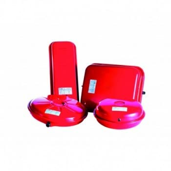 Elbi 1140901 Vaso da Espansione per Riscaldamento Piatto Erp-Ret/10, Rosso
