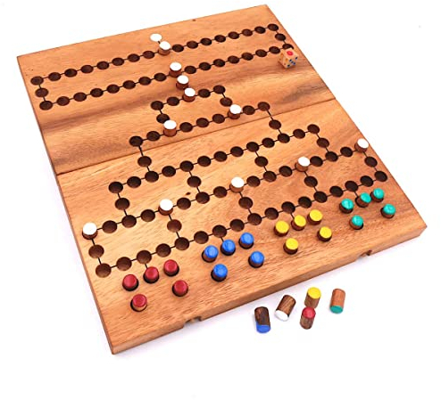 ROMBOL Barrikade - lustiges Würfelspiel für die ganze Familie - Brettspiel ab 6 Jahre, Modell:2