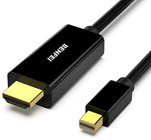 BENFEI Cavo Mini DisplayPort a HDMI 1,8 m (compatibile con Thunderbolt) con MacBook Air/Pro, Surface Pro/Dock, monitor, proiettore