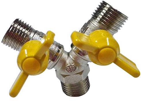 Connettore A 2 Vie Per Gas Naturale GPL Connettore Splitter Per Gasdotto Adattatore Y Connettore In Ottone 20mm